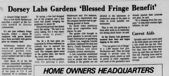 Clipping from Lincoln Journal Star